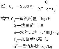 西門熱水機械SEMEM HJ型浸沒式汽水混合器 選型公式2